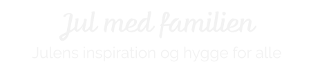 Jul med familien